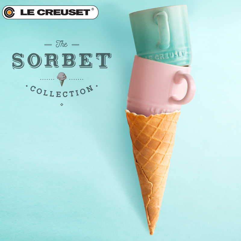 Le Creuset Набір форм для запікання 13 см 4 предмета Sorbet Limited Edition | https://grandposuda.com.ua