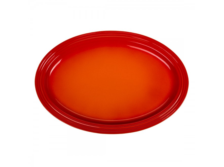 Le Creuset Блюдо сервіровки овальне 46 см, помаранчеве Flame | https://grandposuda.com.ua