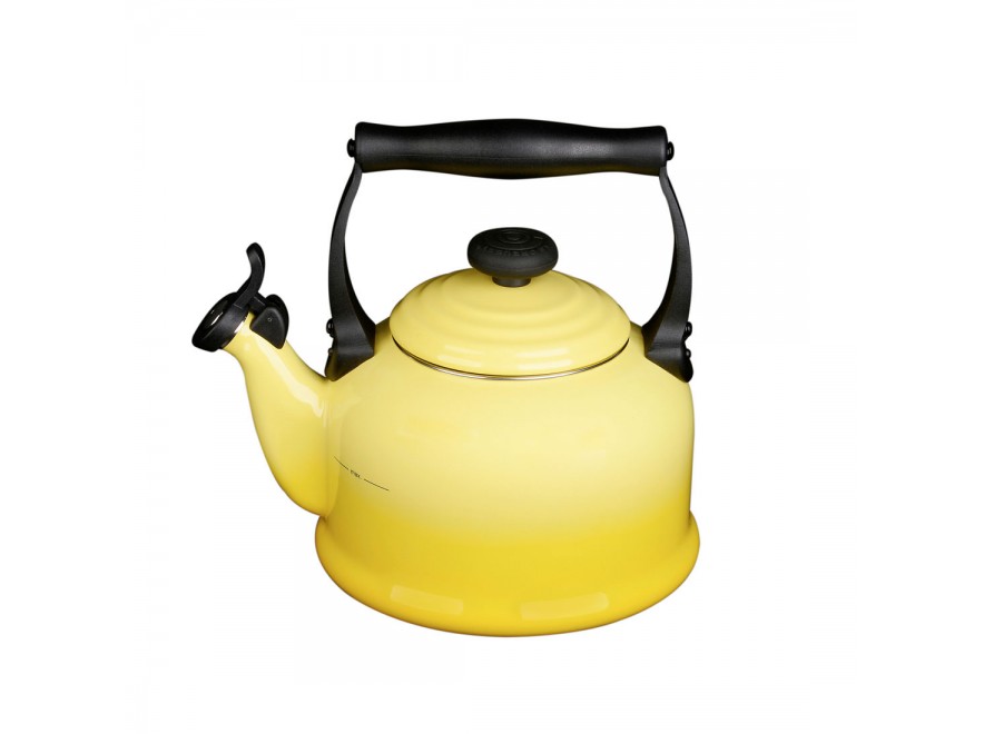 Le Creuset Чайник зі свистком 2,1 л, жовтий Tradition Citrus | https://grandposuda.com.ua