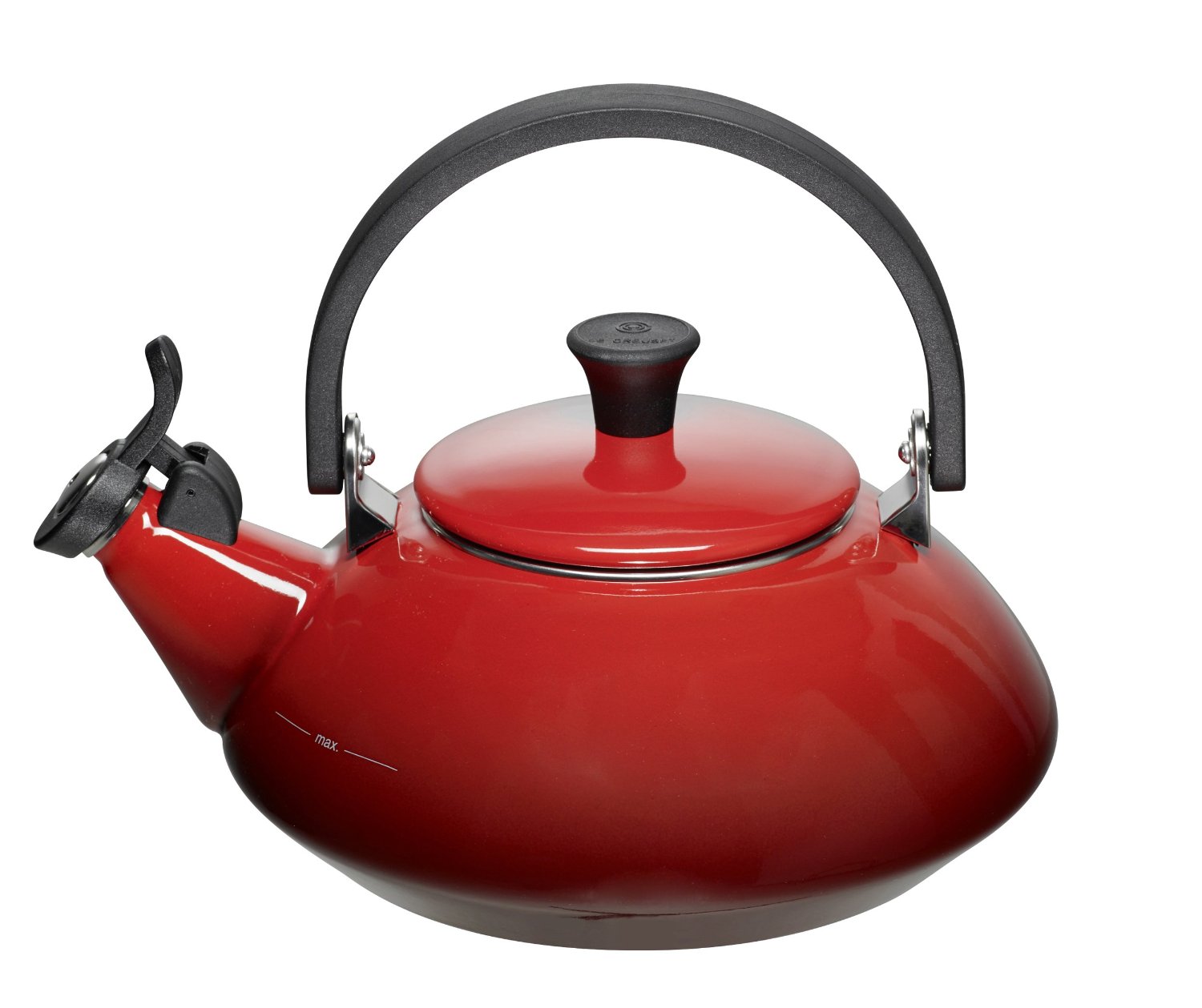 Le Creuset Чайник ZEN 1,5 л, бордовий | https://grandposuda.com.ua