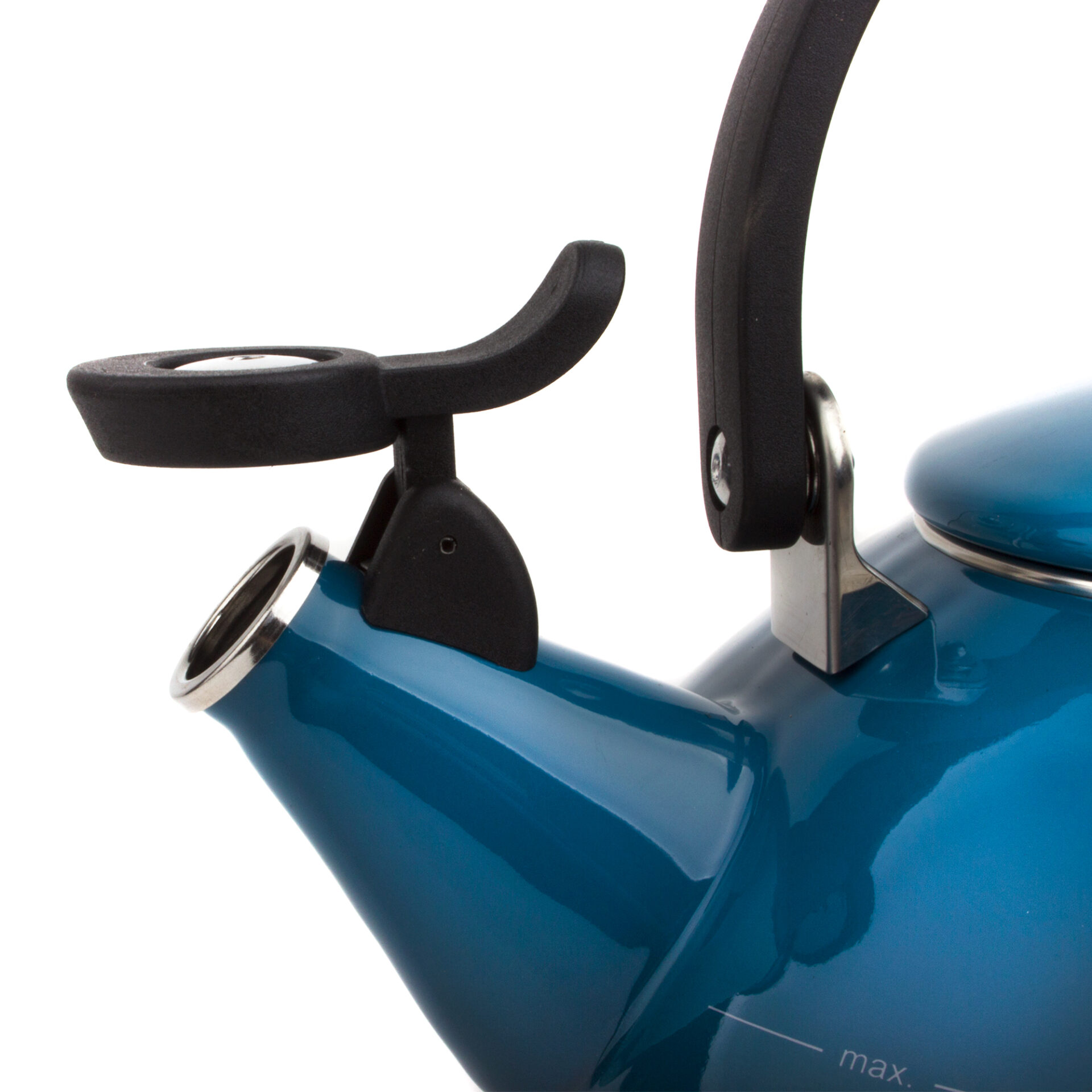 Le Creuset Чайник зі свистком Zen 1,5 л блакить Deep Teal | https://grandposuda.com.ua