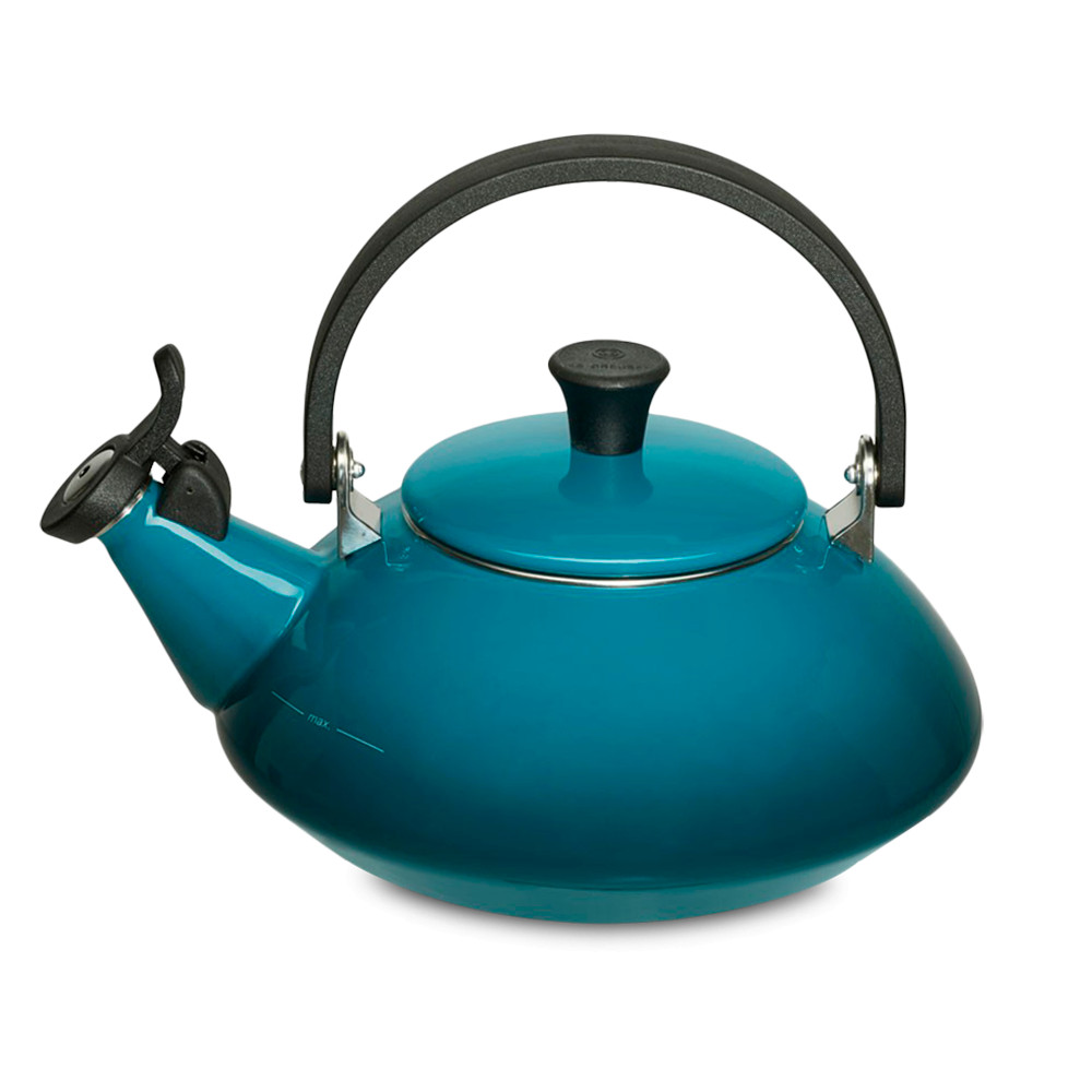 Le Creuset Чайник зі свистком Zen 1,5 л блакить Deep Teal Le Creuset Чайник зі свистком Zen 1,5 л блакить Deep Teal | https://grandposuda.com.ua