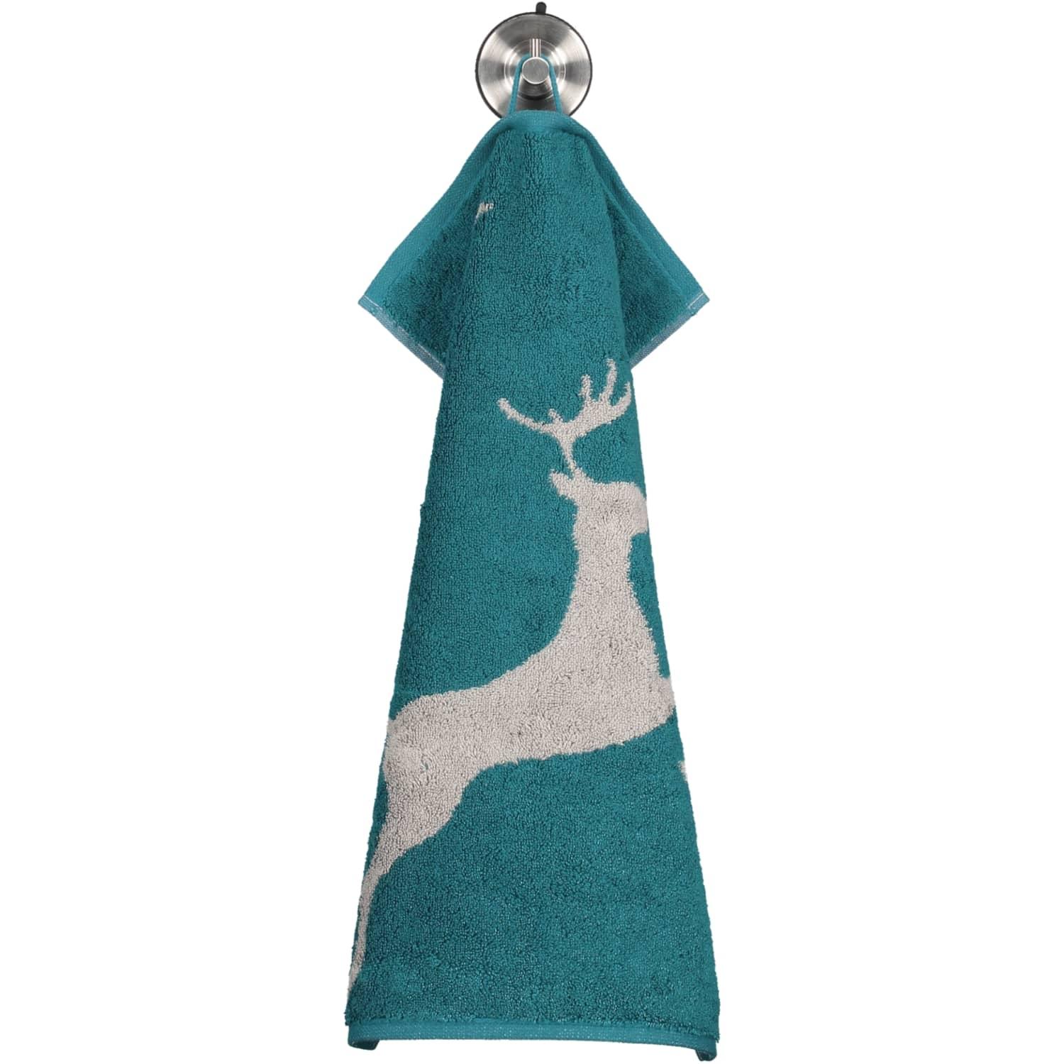 Рушник гостьовий 30 х 50 см Smaragd Deer Christmas Edition Cawo | https://grandposuda.com.ua