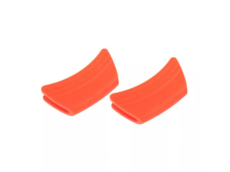 Le Creuset Прихвачує для сковороди силіконова набір 2 предмета помаранчева | https://grandposuda.com.ua
