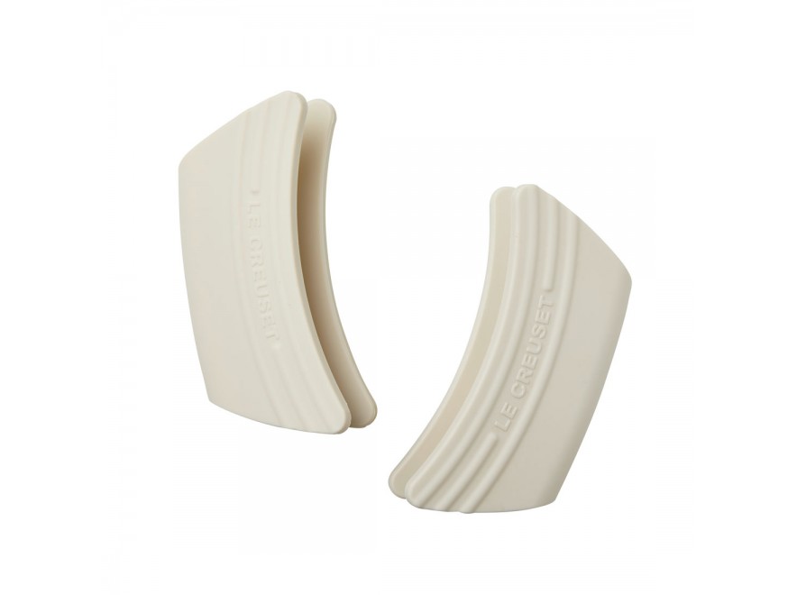 Le Creuset Набір прихваток-насадок на ручки каструлі, 2 предмета бежеві Creme | https://grandposuda.com.ua