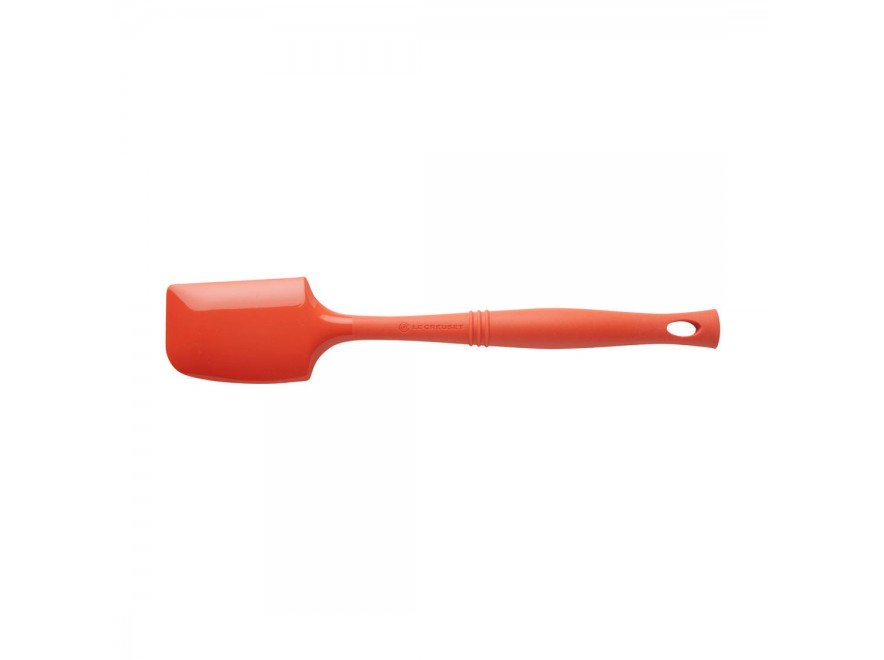 Le Creuset Лопатка-скребок силіконова 33 см, помаранчева Flame | https://grandposuda.com.ua
