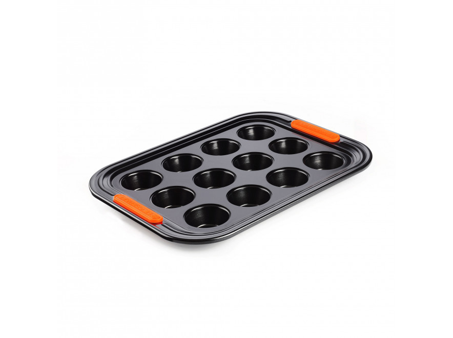 Le Creuset Мини-форма для выпечки на 12 маффинов 30 х 22 х 2,5 см | https://grandposuda.com.ua