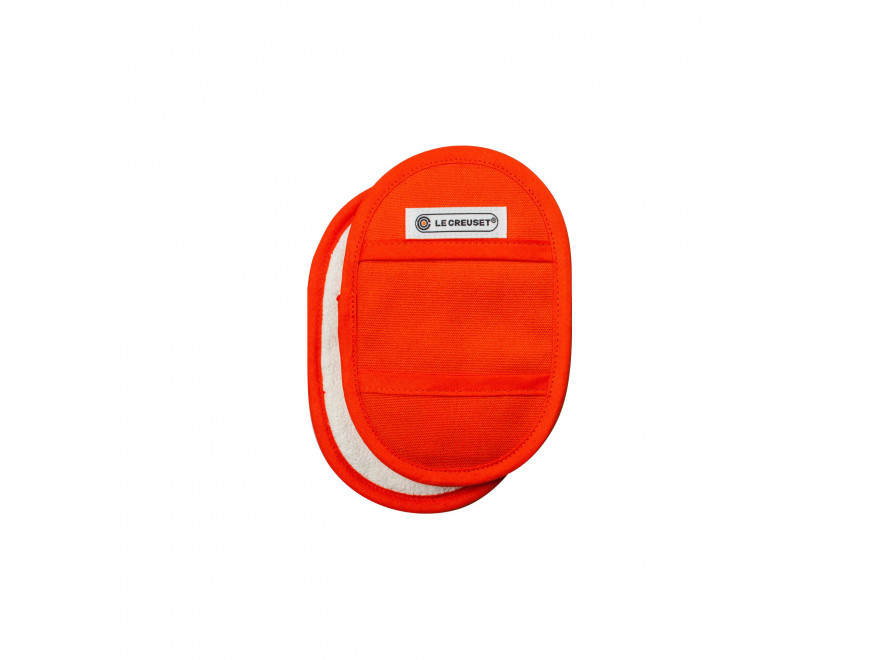 Le Creuset Прихватка для сковороды набор 2 предмета, оранжевая | https://grandposuda.com.ua