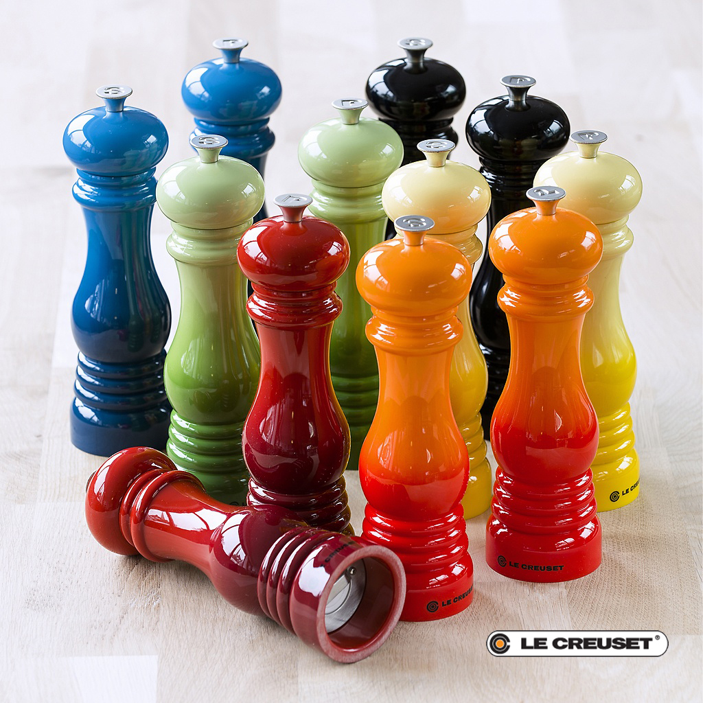 Le Creuset Млин для солі / перцю набір 2 предмета червоний | https://grandposuda.com.ua