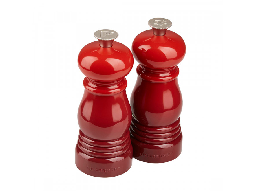 Le Creuset Млин для солі / перцю набір 2 предмета червоний | https://grandposuda.com.ua