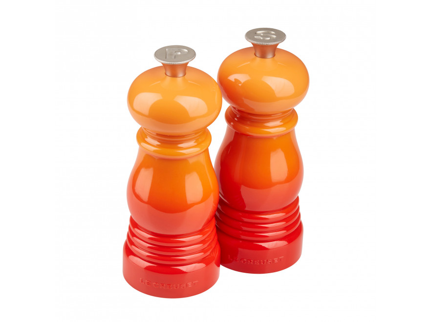 Le Creuset Мельница для соли / перца набор 2 предмета оранжевый | https://grandposuda.com.ua
