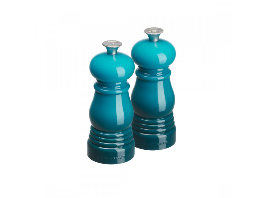 Le Creuset Мельница для соли / перца набор 2 предмета Deep Teal | https://grandposuda.com.ua