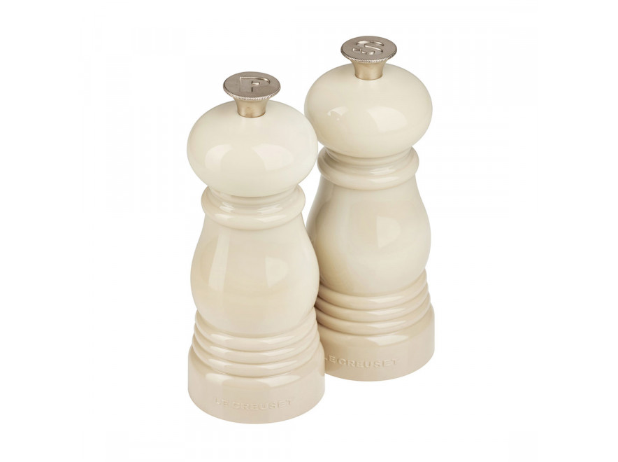 Le Creuset Мельница для соли / перца набор 2 предмета Creme | https://grandposuda.com.ua