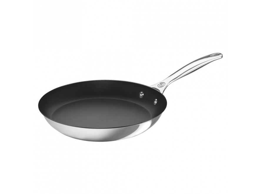 Le Creuset Сковорода 30 см з антипригарним покриттям 3-Ply Plus | https://grandposuda.com.ua