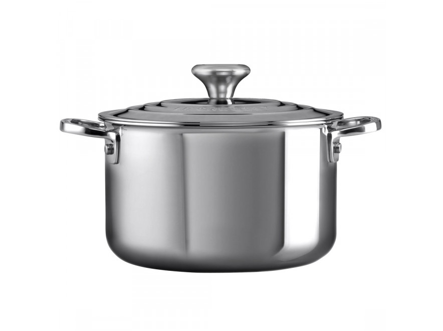 Le Creuset Кастрюля 24 см 3-PLY PLUS | https://grandposuda.com.ua