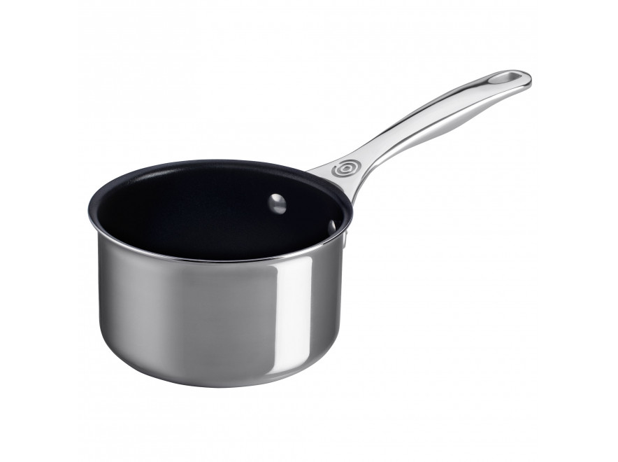 Le Creuset Кастрюля для молока 14 см 3-PLY PLUS | https://grandposuda.com.ua