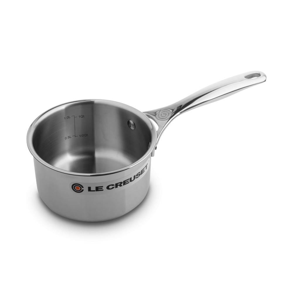 Le Creuset Ківш для молока 1,3 л Signature Stainless Steel | https://grandposuda.com.ua