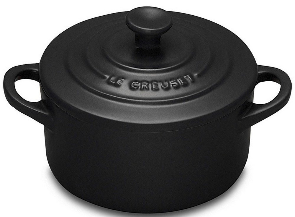 Le Creuset Кастрюля / жаровня 0,25 л, черный матовый | https://grandposuda.com.ua