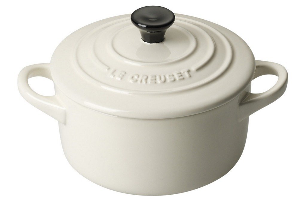Le Creuset Мини-кастрюля / жаровня 10 см, бежевый | https://grandposuda.com.ua