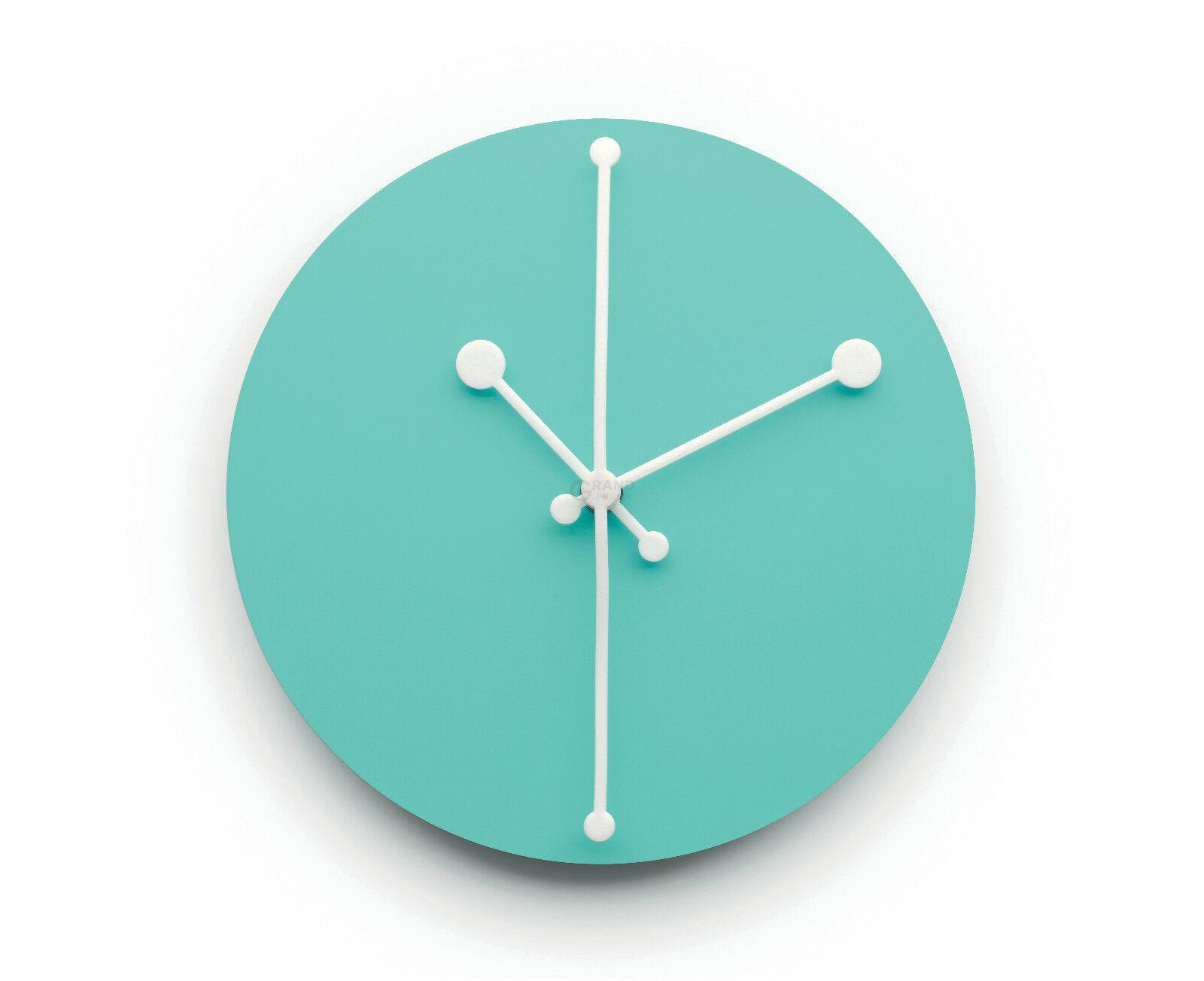 Alessi Настенные часы Ø 20 см бирюзовые Dotty | https://grandposuda.com.ua