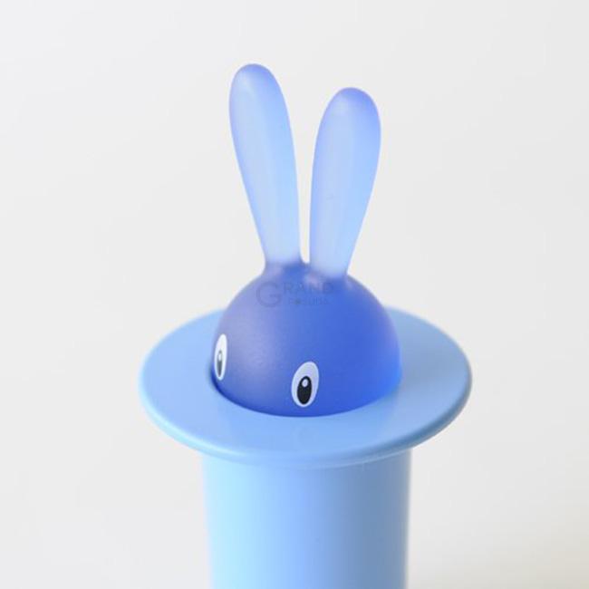 Alessi Футляр для зубочисток 7,5х14х7,5 см синий Magic Bunny | https://grandposuda.com.ua