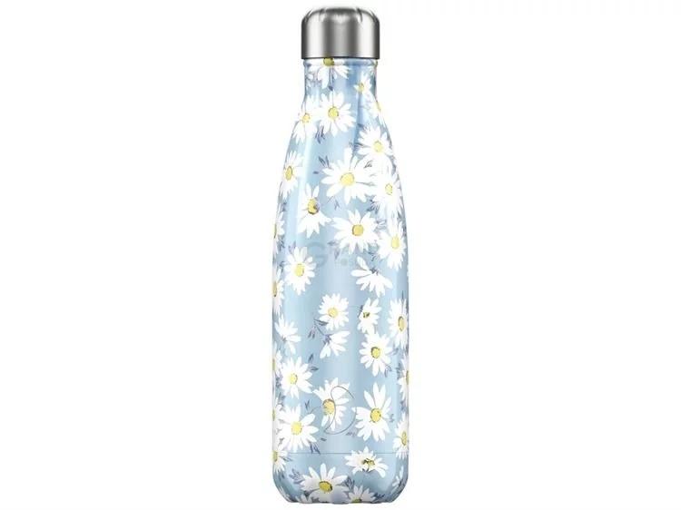Вакуумная бутылка для воды 0,5 л, цветная Floral Daisy CHILLY'S | https://grandposuda.com.ua