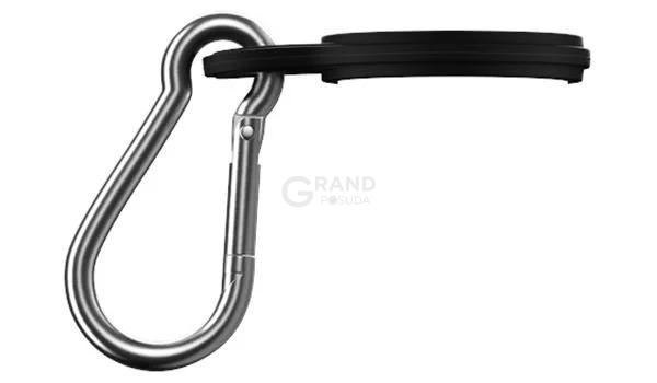 Карабін для пляшок 0,26 л / 0,5 л, чорний Carabiners CHILLYS | https://grandposuda.com.ua