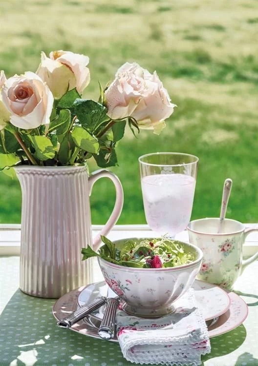 GreenGate Ваза средняя 13,5 х 13 см Rose & Maggie | https://grandposuda.com.ua