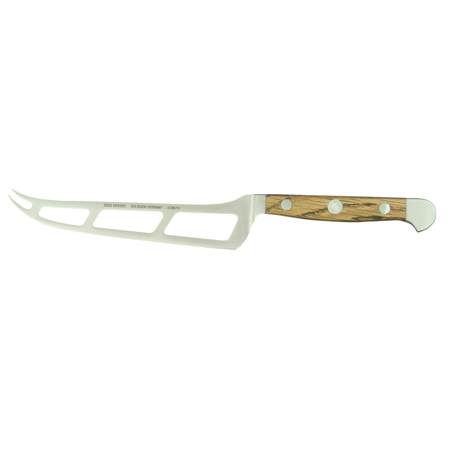 Нож для сыра 15 см Alpha Barrel Oak Guede | https://grandposuda.com.ua