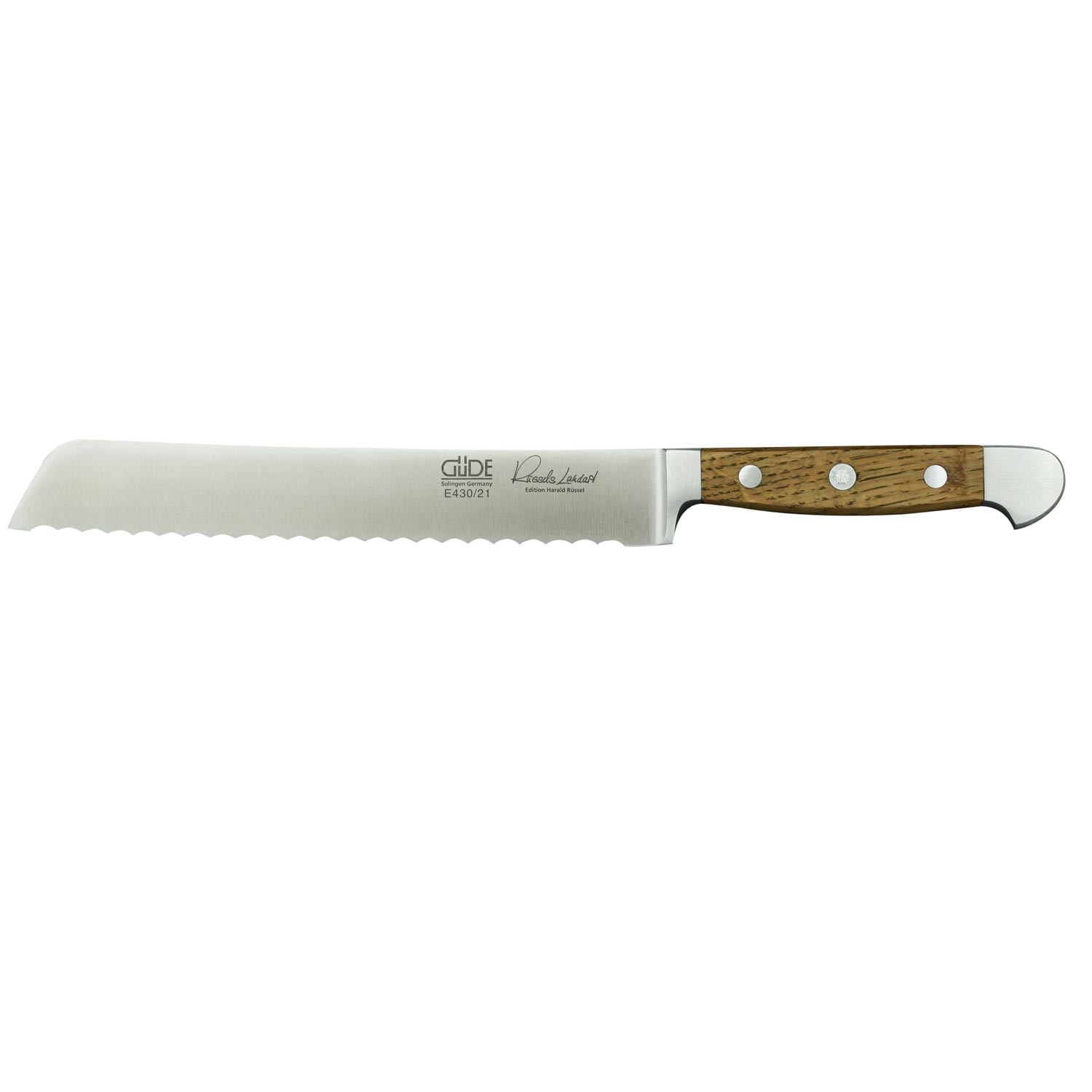 Ніж для хліба 21 см Alpha Barrel Oak Guede | https://grandposuda.com.ua