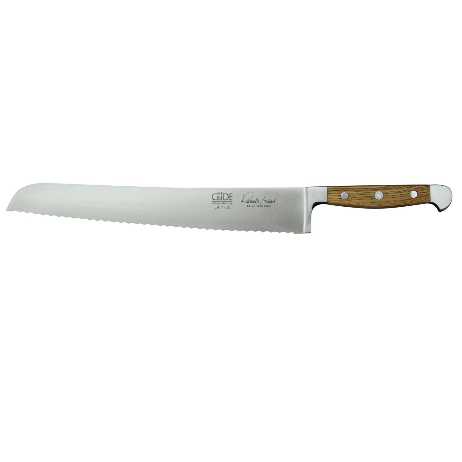 Ніж для хліба 32 см Alpha Barrel Oak Guede | https://grandposuda.com.ua