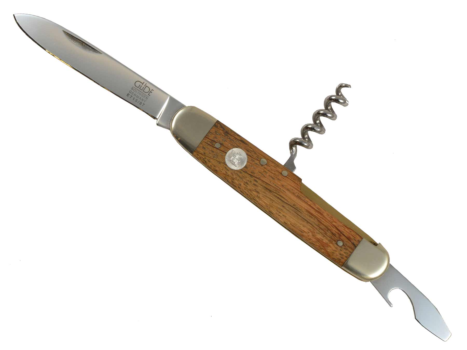 Нож перочинный / карманный 7 см Alpha Barrel Oak Guede | https://grandposuda.com.ua