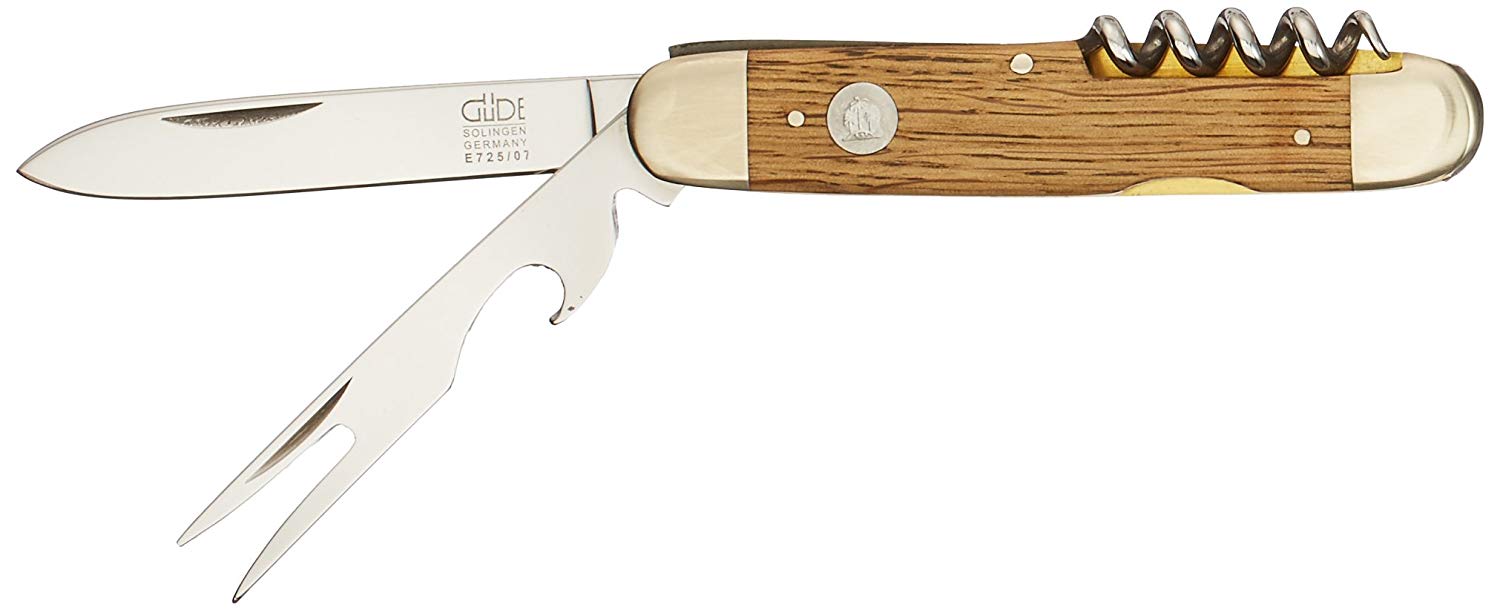 Нож перочинный / карманный 7 см Alpha Barrel Oak Guede | https://grandposuda.com.ua