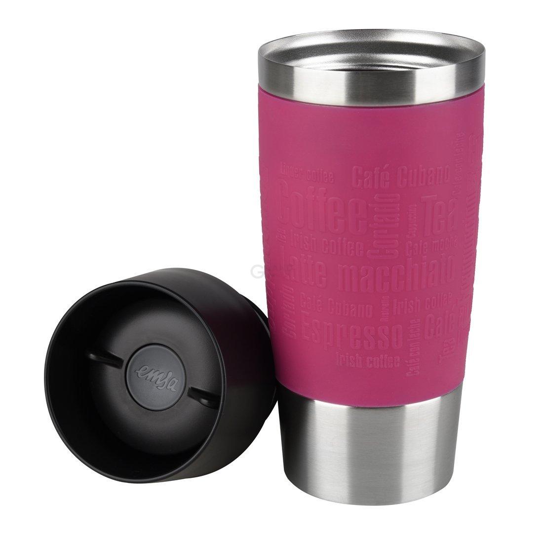 Термокружка 0.36 л малина Travel Mug Emsa | https://grandposuda.com.ua