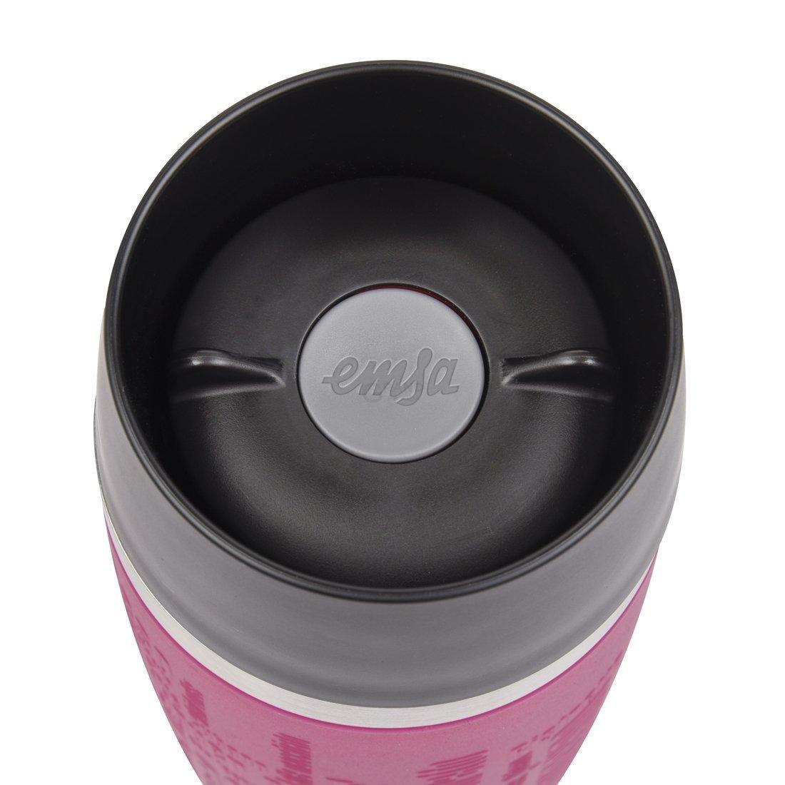 Термокружка 0.36 л малина Travel Mug Emsa | https://grandposuda.com.ua