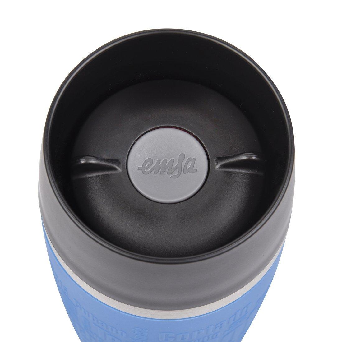Термокружка 0.36 л голубой Travel Mug Emsa | https://grandposuda.com.ua