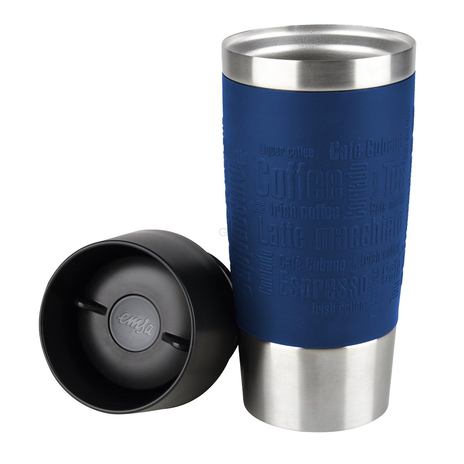 Термокружка 0.36 л синій Travel Mug Emsa | https://grandposuda.com.ua