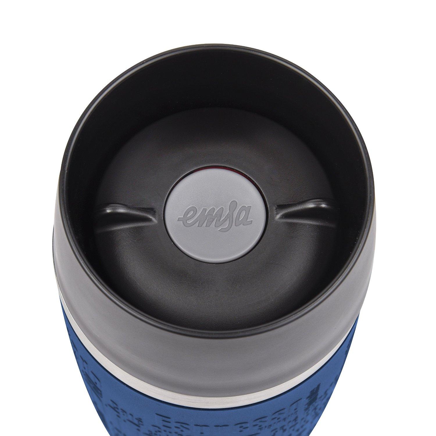 Термокружка 0.36 л синій Travel Mug Emsa | https://grandposuda.com.ua