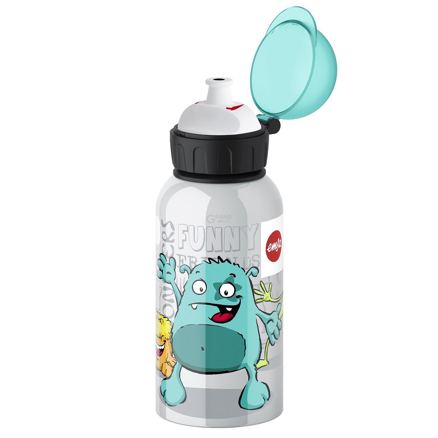 Фляга дитяча 0,4 л Kids Monster Emsa | https://grandposuda.com.ua