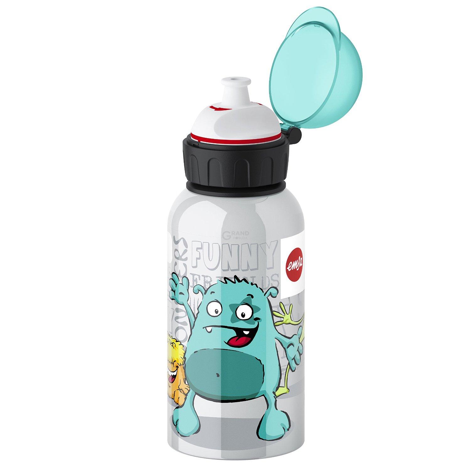 Фляга дитяча 0,4 л Kids Monster Emsa | https://grandposuda.com.ua
