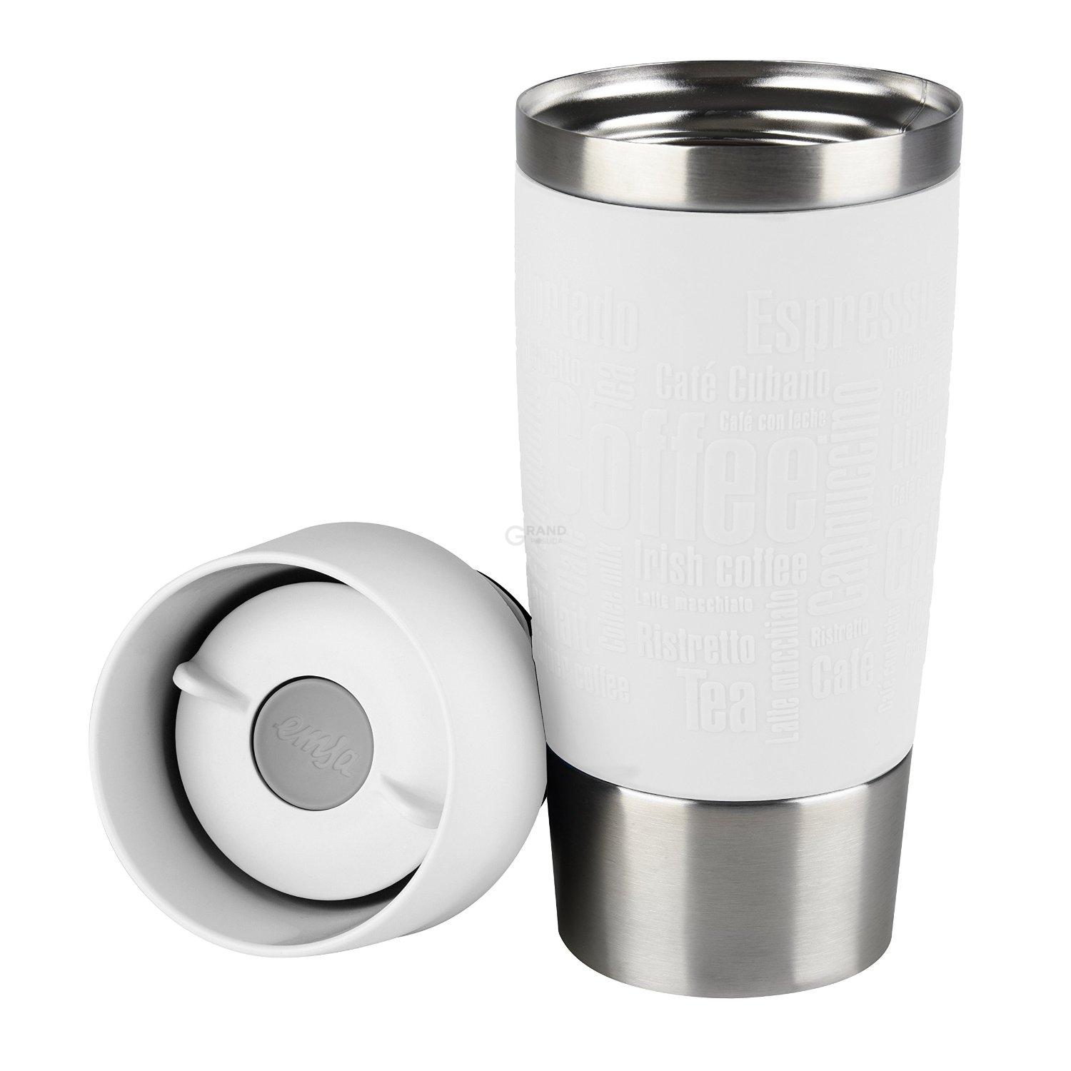 Термокружка 0.36 л білий Travel Mug Emsa | https://grandposuda.com.ua