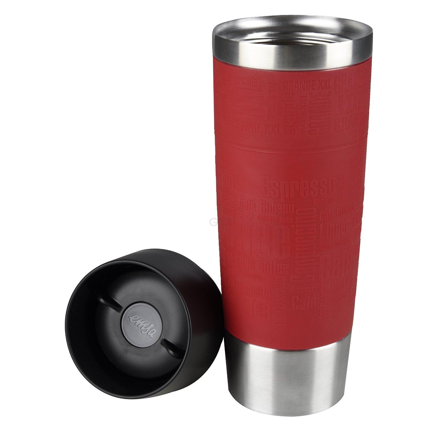 Термокружка 0.5 л червоний Travel Mug Grande Emsa | https://grandposuda.com.ua