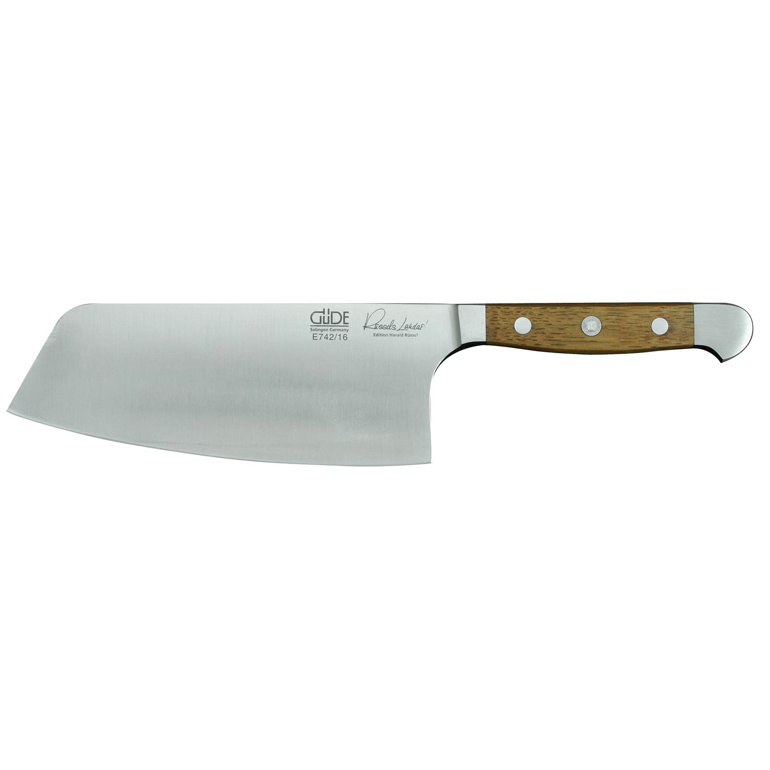 Нож топорик китайский секач Chai Dao 16 см Alpha Barrel Oak Guede | https://grandposuda.com.ua