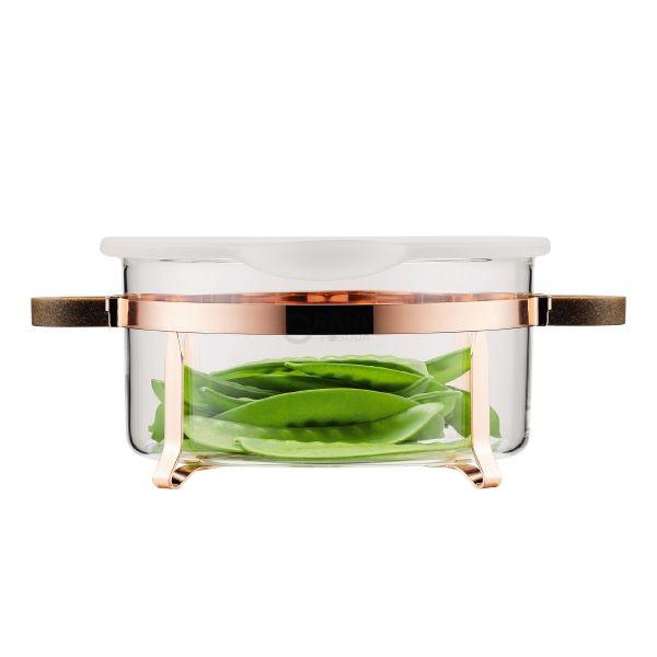 Bodum Миска скляна з силіконовою кришкою 2,5 л Chambord | https://grandposuda.com.ua