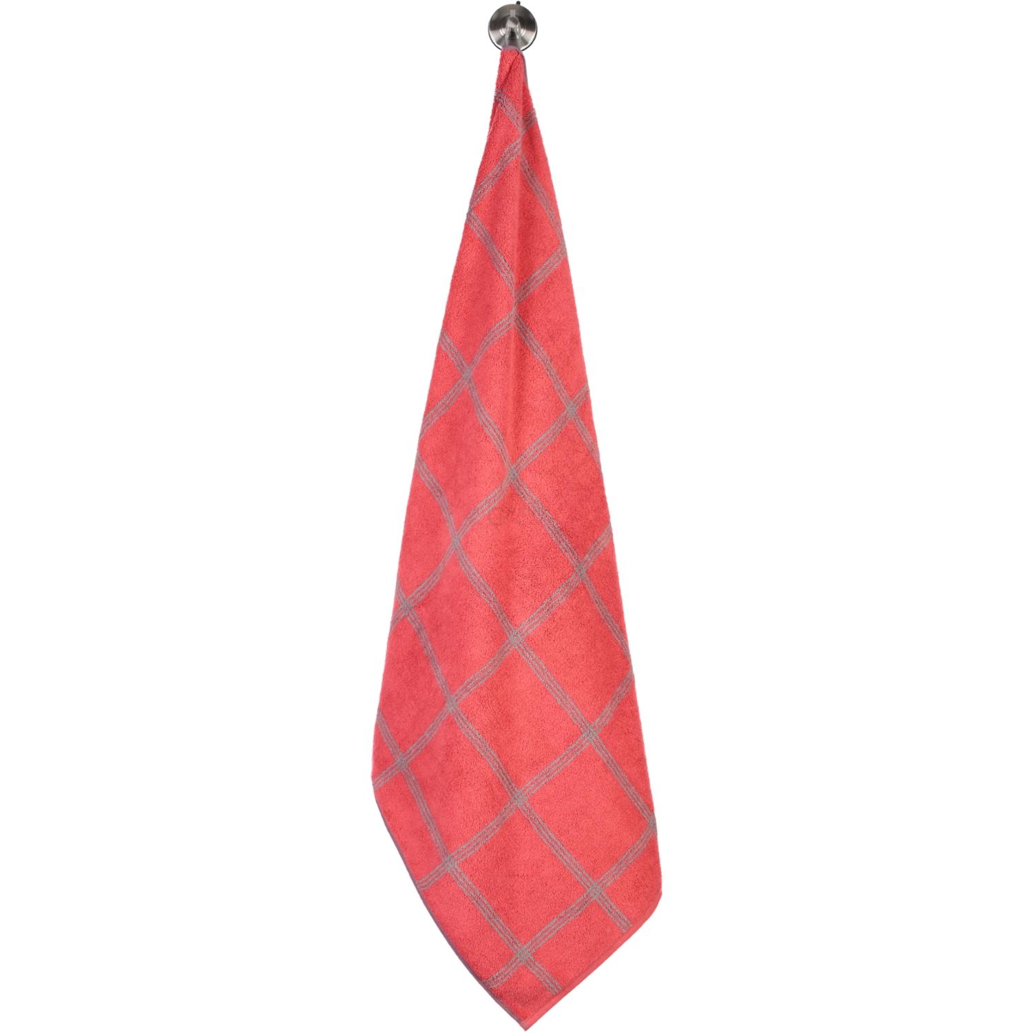 Рушник для сауни 80 х 200 см Grafik Rot Two-Tone Cawo | https://grandposuda.com.ua