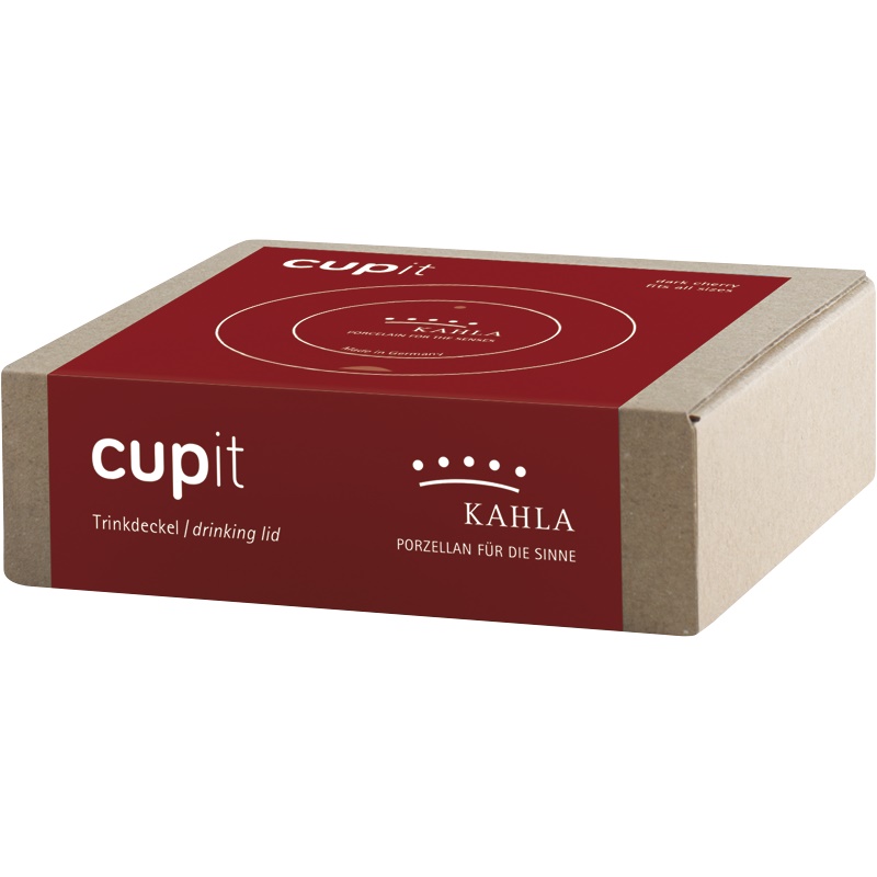 Kahla Кришка для чашки 10 x 2 см, темна вишня Сupit To Go | https://grandposuda.com.ua