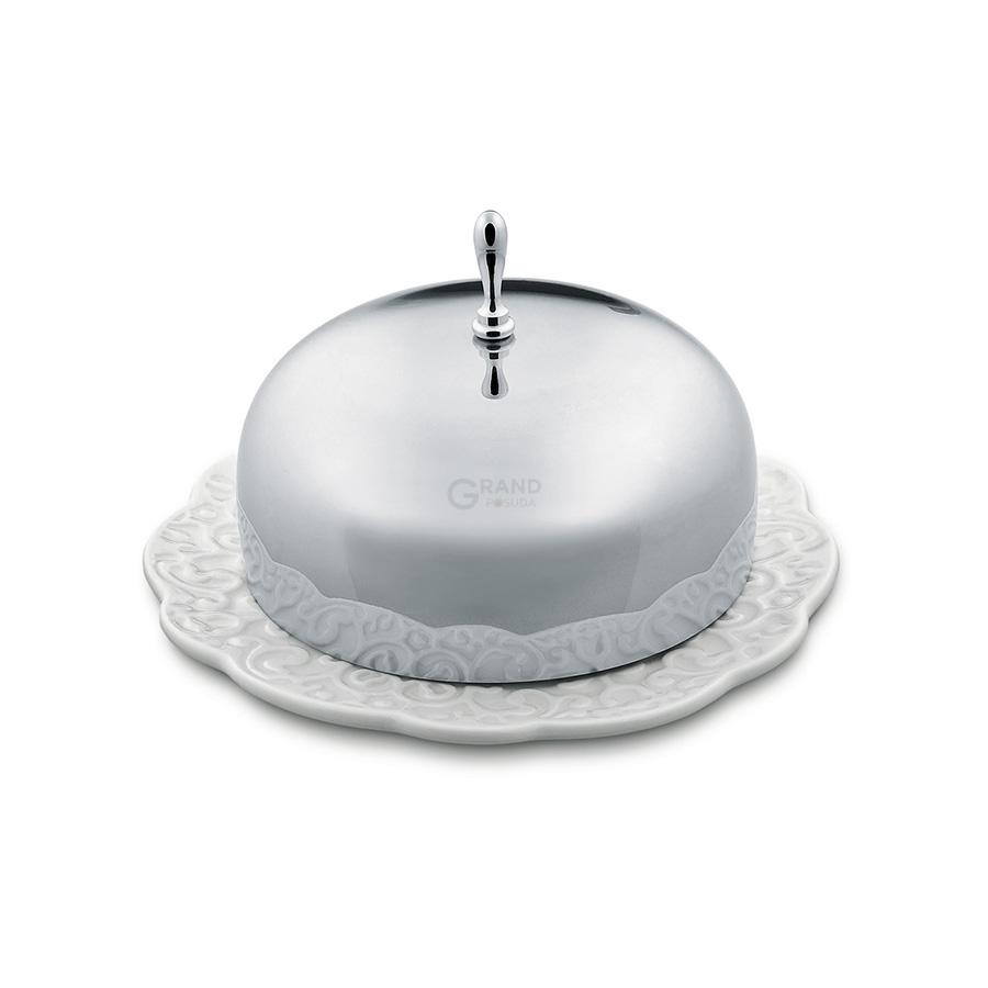 Alessi Масленка 12х7,6х12 см металлик Dressed | https://grandposuda.com.ua