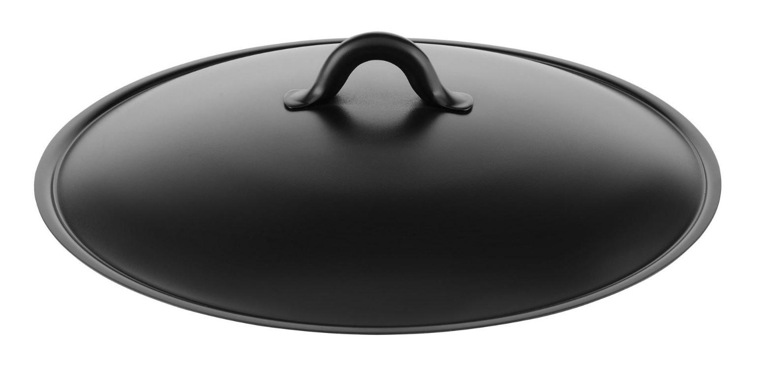 Alessi Крышка 28 см черная Mami | https://grandposuda.com.ua