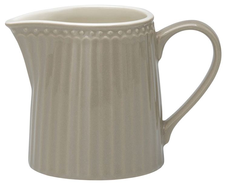GreenGate Молочник 0,25 л, серый Alice | https://grandposuda.com.ua