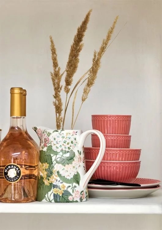 GreenGate Глечик 1 л, кораловий Alice | https://grandposuda.com.ua